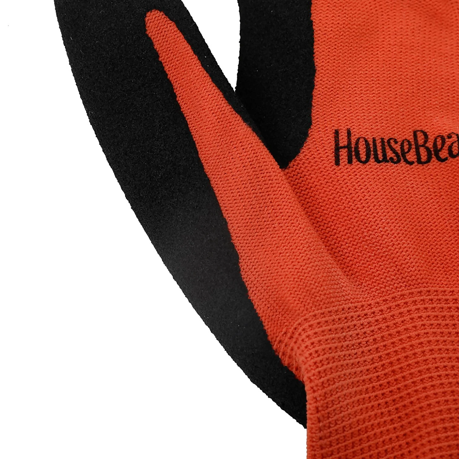 House Beautiful Gardening Gloves - Orange & Black - Image 3