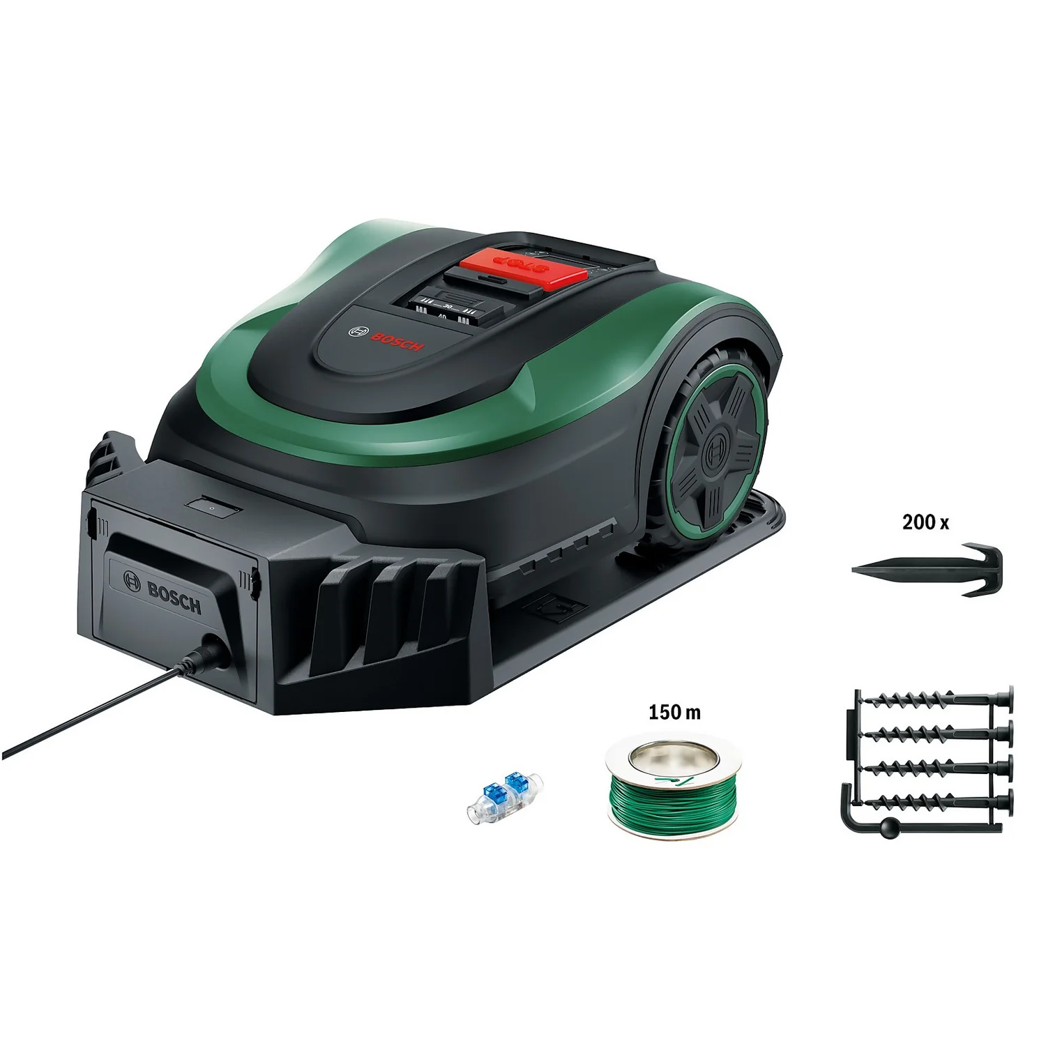 Bosch 18V Indego S 500 Robotic Lawn Mower - 19cm - Image 3