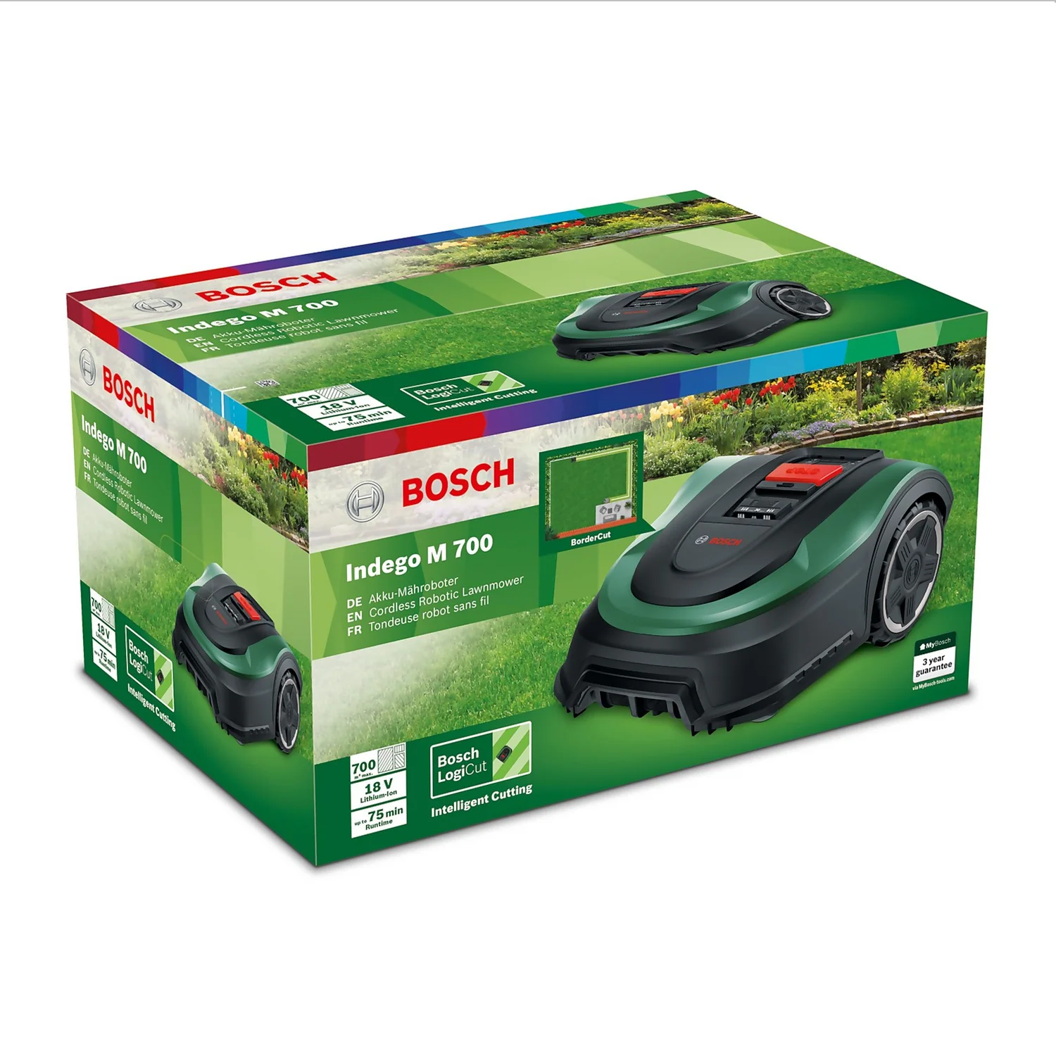 Bosch 18V Indego M 700 Robotic Lawn Mower - 19cm - Image 4