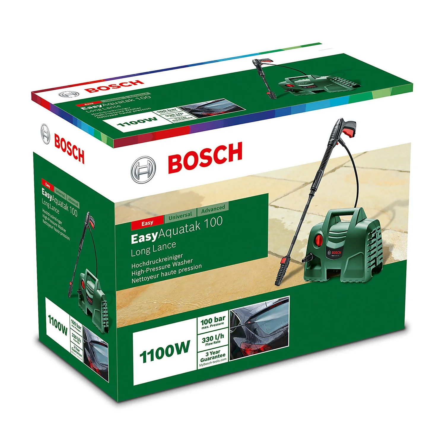 Bosch EasyAquatak 100 Pressure Washer - Image 8